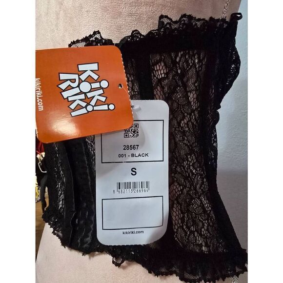 Kiki Riki Black Lace V Wire Corset - Picture 6 of 6